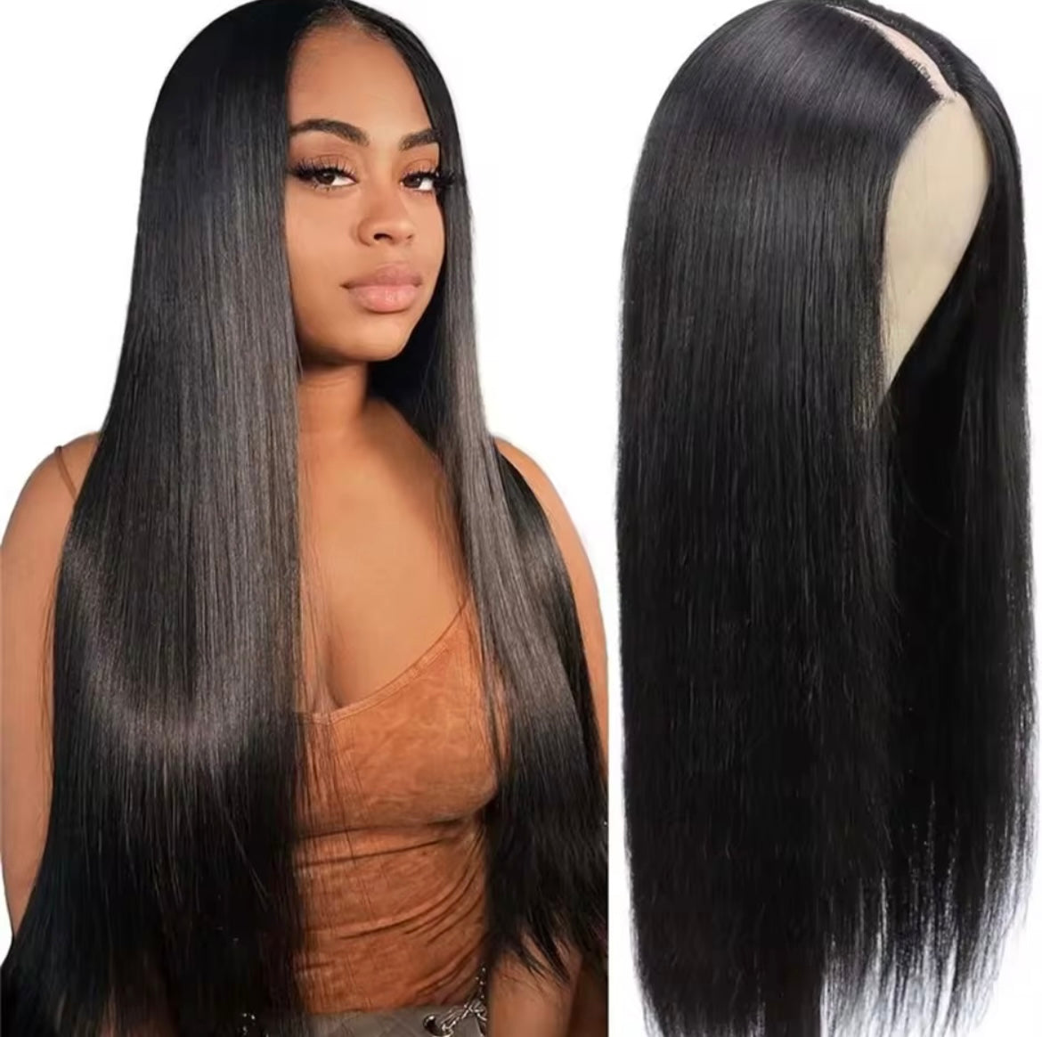 V Part Wig 24 Inches